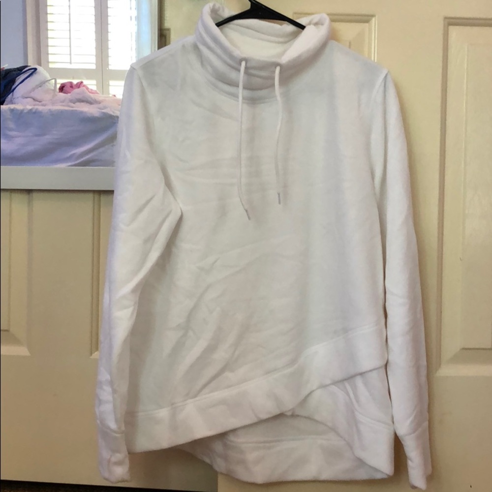 White sweatshirt